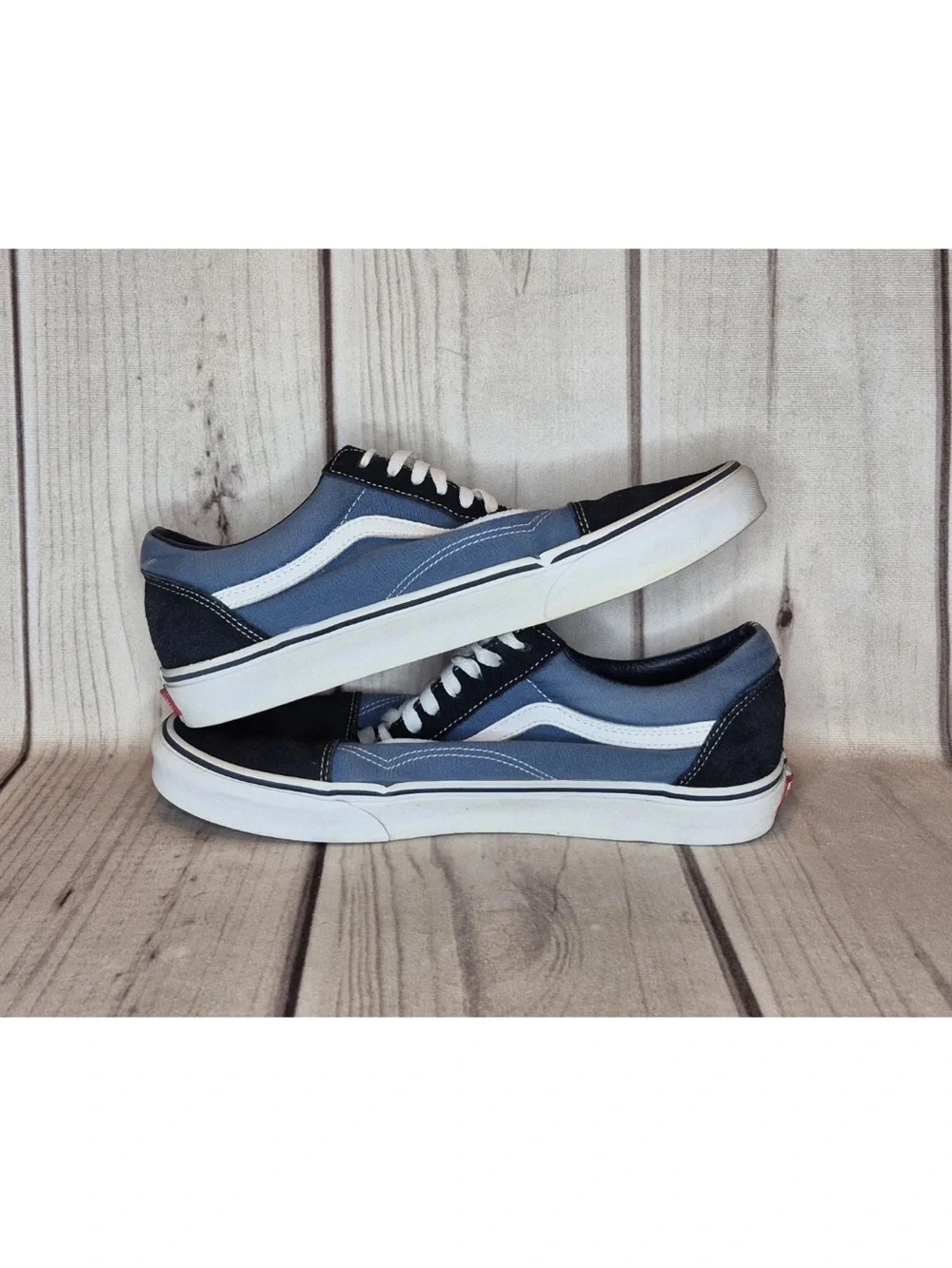Vans Off The Wall Old Skool Men's Size 12 Black Suede Skateboarding Shoes